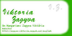 viktoria zagyva business card