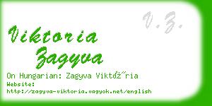 viktoria zagyva business card